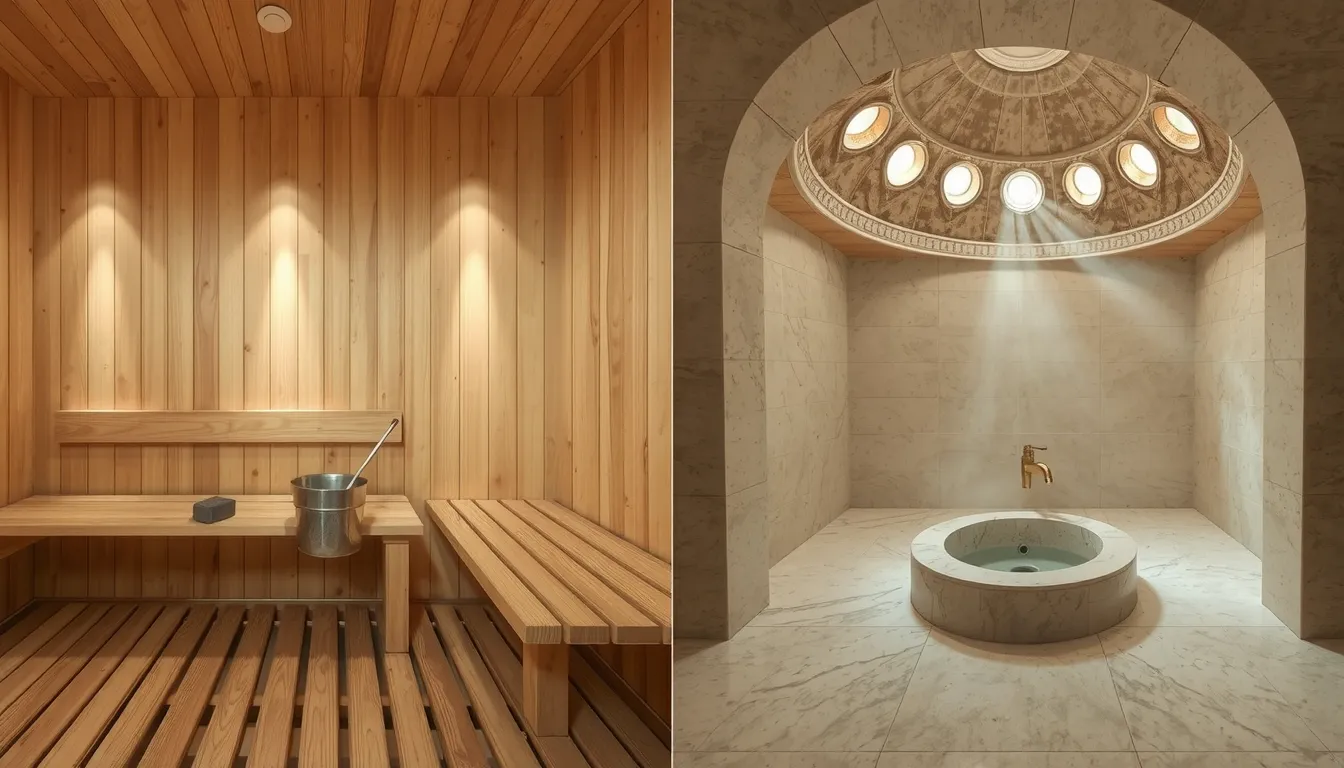 différence sauna hammam