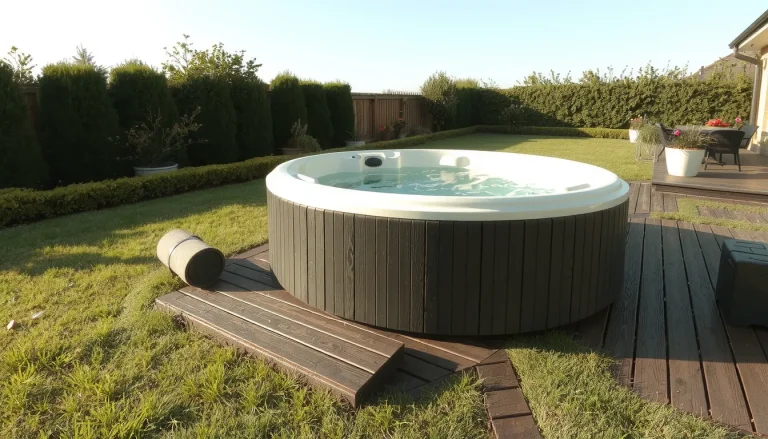 Installer un jacuzzi dans le jardin : réglementation, choix et pose pas à pas
