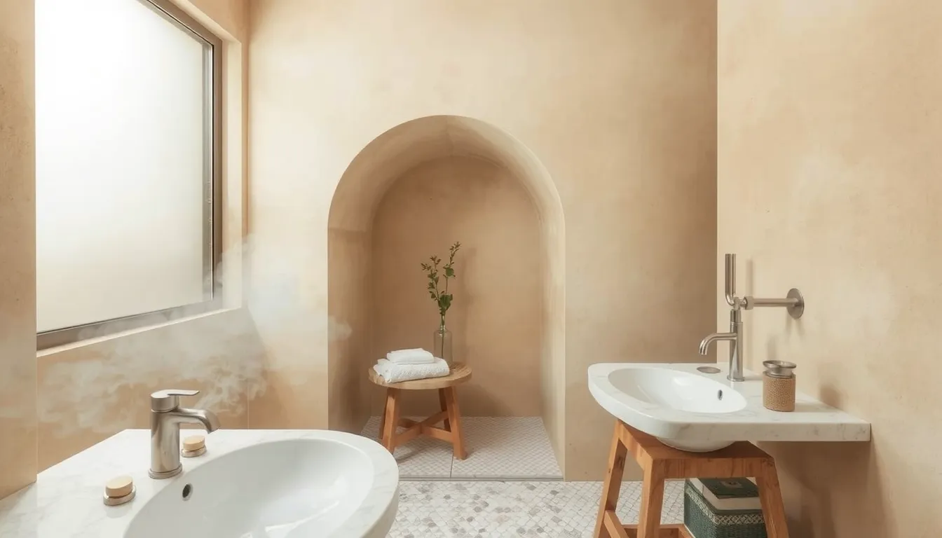 salle de bain hammam