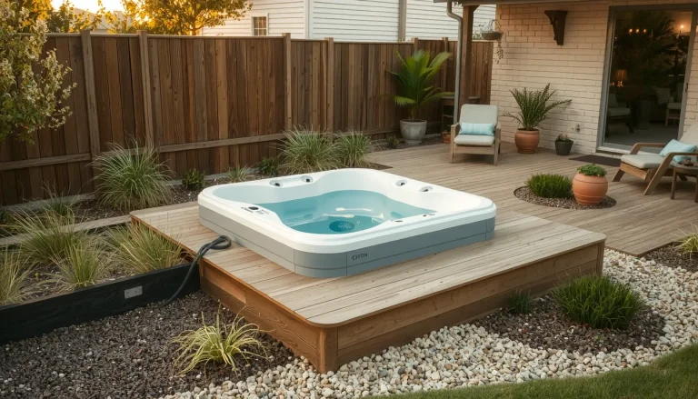 Installer un spa dans le jardin : emplacement, types et aménagement