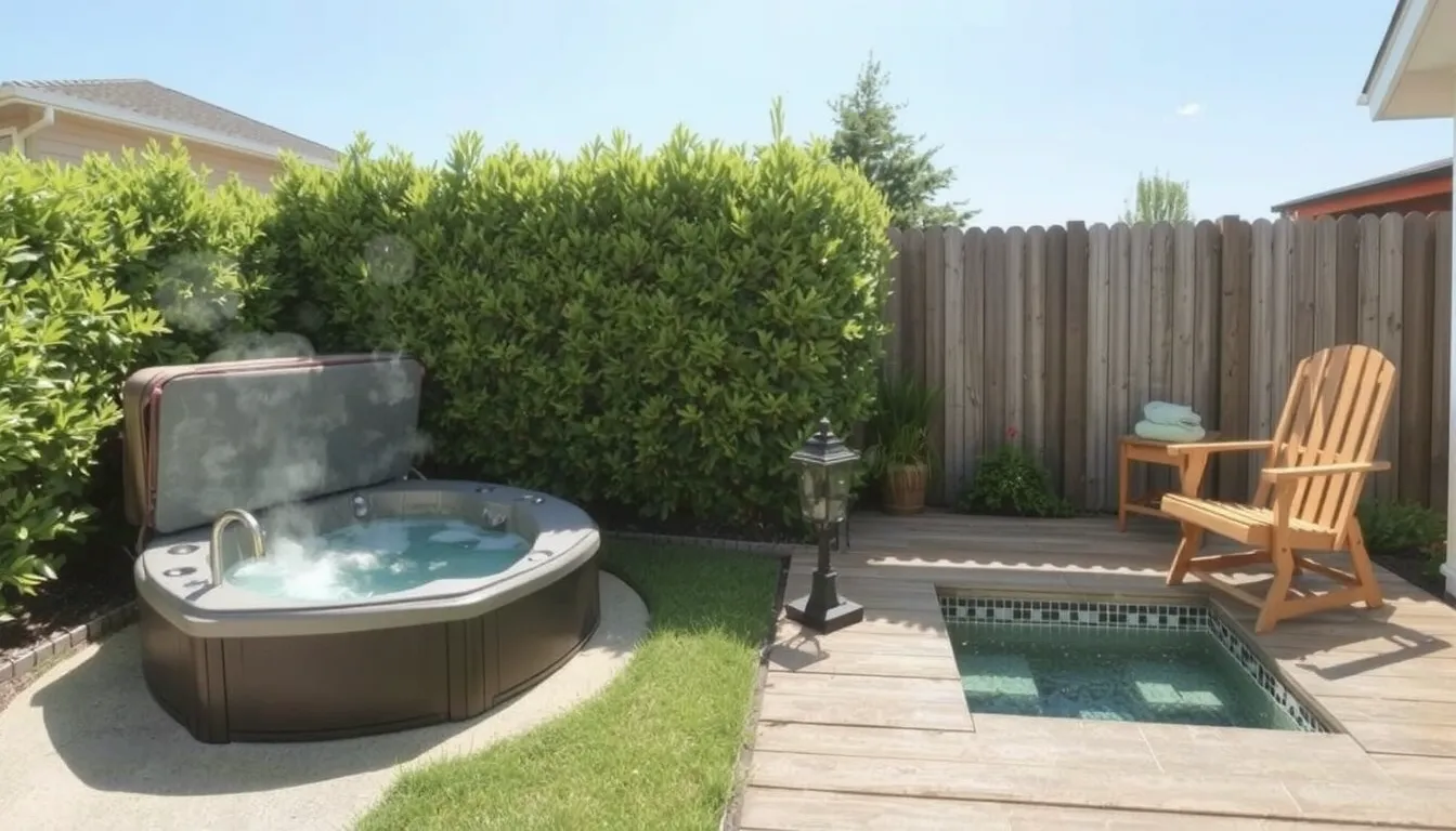 spa ou mini piscine