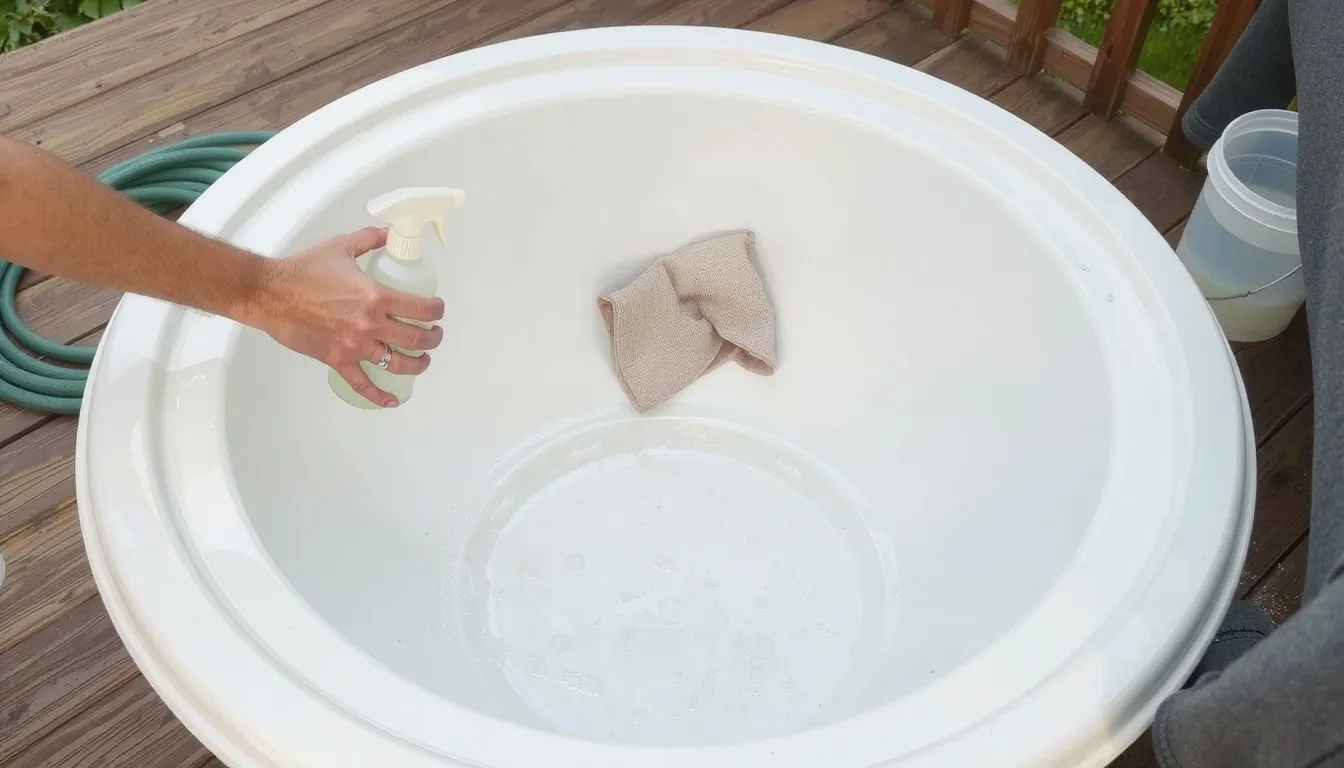 nettoyage spa vinaigre blanc